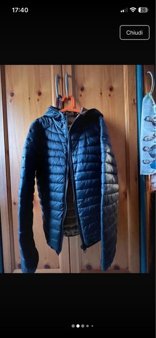 Giubbino uomo 100 grammi blu