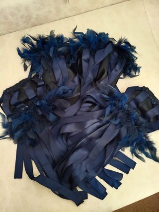 Ropa de moros azul y negro