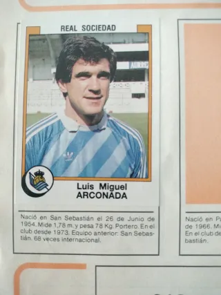 Álbum Fútbol 88 Panini 1ª División