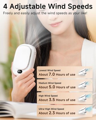 Ventilatore a clip 2000 mAh