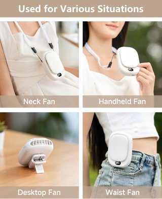Ventilatore a clip 2000 mAh