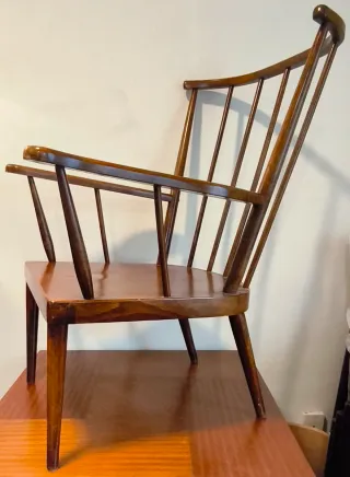 ✅️ Grande poltrona vintage Baumann.