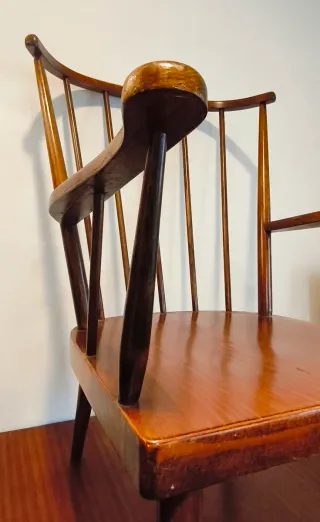 ✅️ Grande poltrona vintage Baumann.