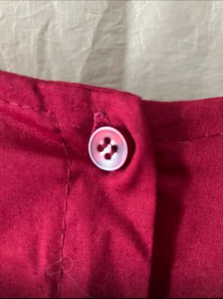 Vestito rosso in puro cotone