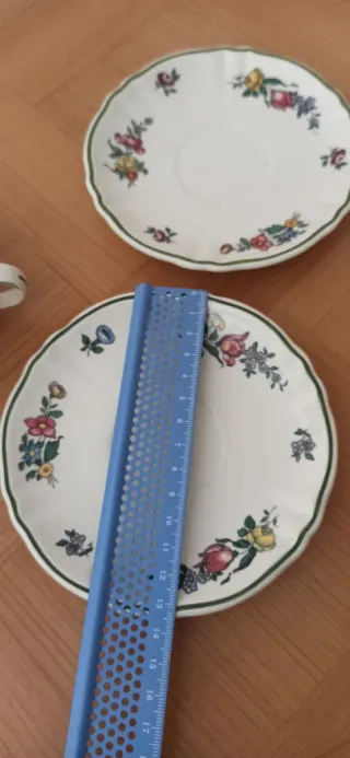 Tazas y Platos Villeroy & Boch Florales