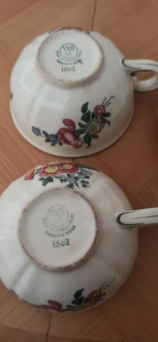 Tazas y Platos Villeroy & Boch Florales