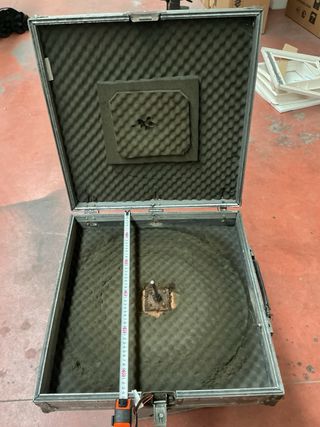 Maleta aluminio para platos de batería