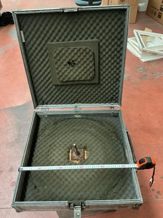 Maleta aluminio para platos de batería