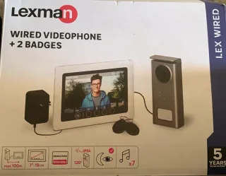 Videoportero Lexman + 2 Llaveros RFID