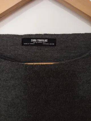 Jersey gris Zara