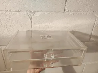 Cajonera Plástico Transparente Joyero