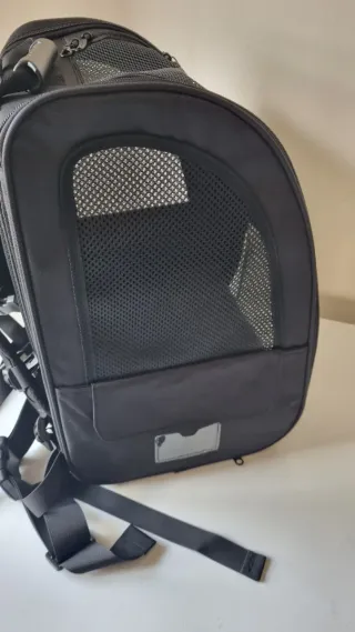 Zaino trasporto animali Pecute nero