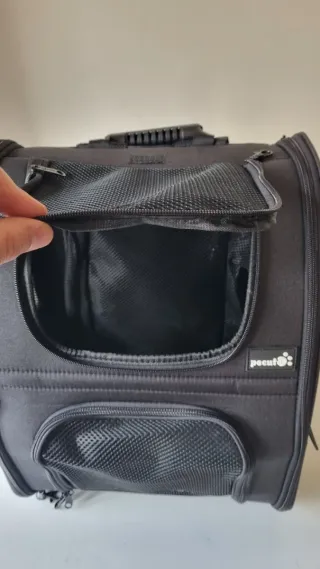 Zaino trasporto animali Pecute nero