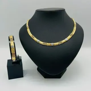 PULSERA BISMARK MEDUSA BICOLOR.