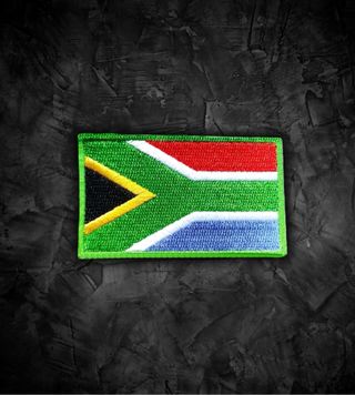 Sudáfrica 🇿🇦 Parche Bandera Termoahesiva