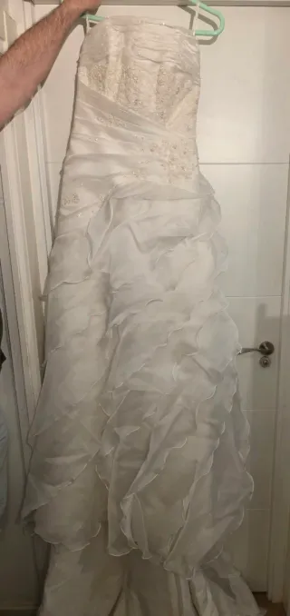 Vestido de Novia con Velo