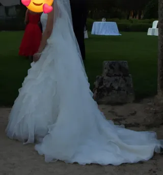 Vestido de Novia con Velo