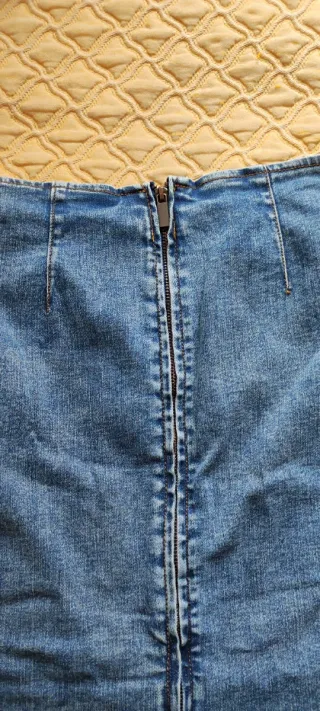 Falda vaquera larga mujer