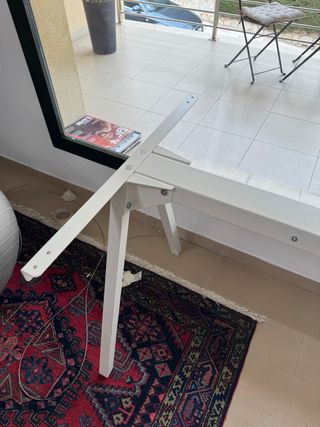 Estructura Mesa Ikea TROTTEN Blanca