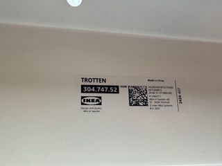 Estructura Mesa Ikea TROTTEN Blanca