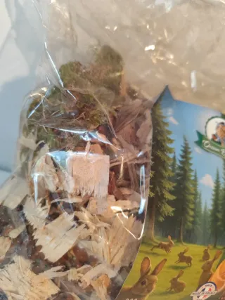 Sustrato suelo bosque para roedores, hámster 800g