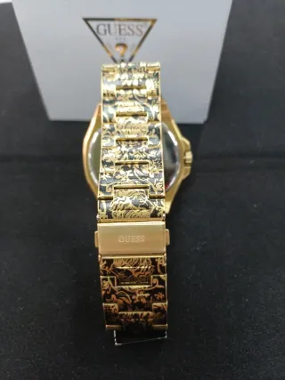 Reloj Guess Dorado y Negro Nuevo