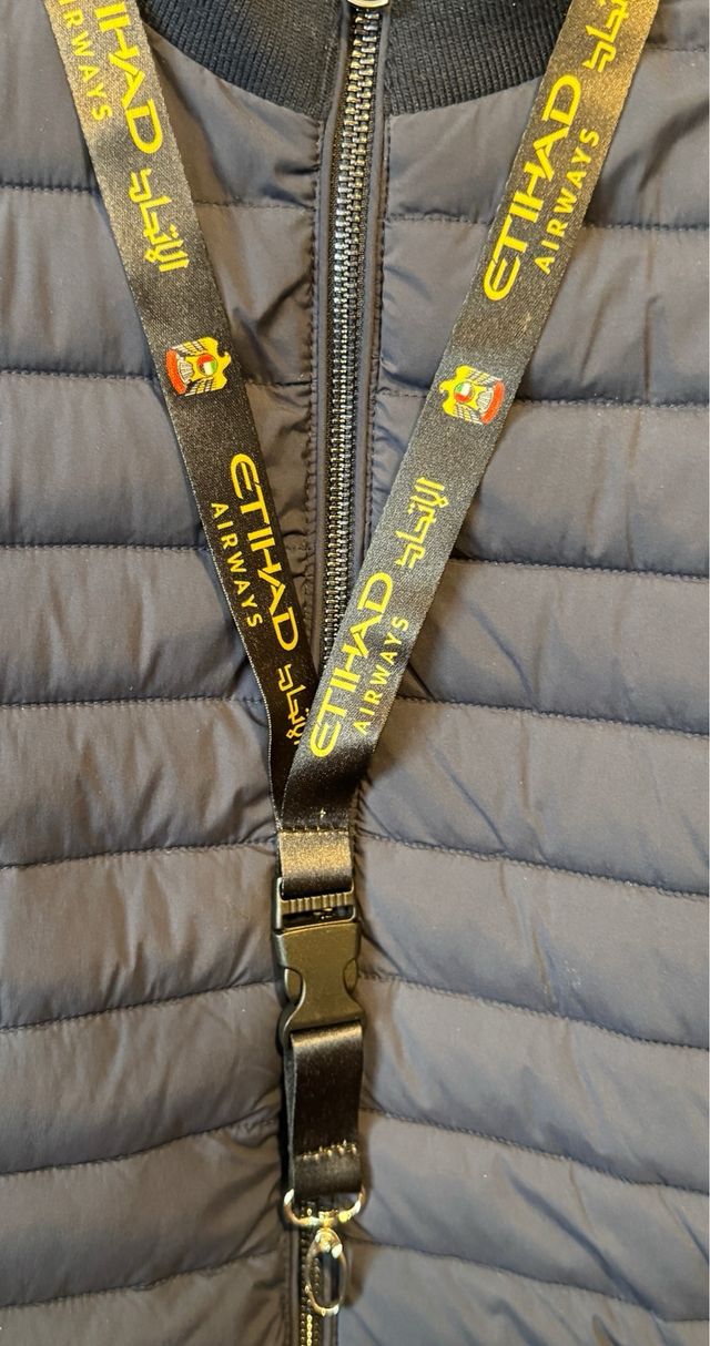 Cinta Porta Credencial Etihad Airways 2cm x 90cm
