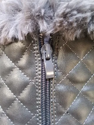 Botas grises con pelo -mujer