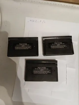 Juegos SEGA Master System (3 cartuchos)
