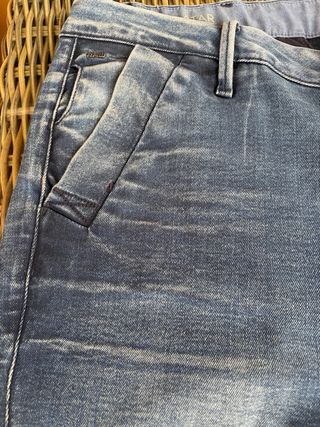 G-Star RAW Bronson Low Boyfriend Chino Mujer Azul