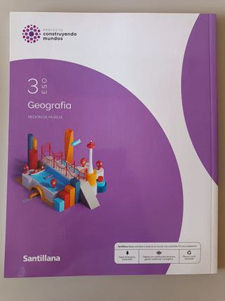 Libro SIN ESTRENAR Geografía e Historia 3 ESO