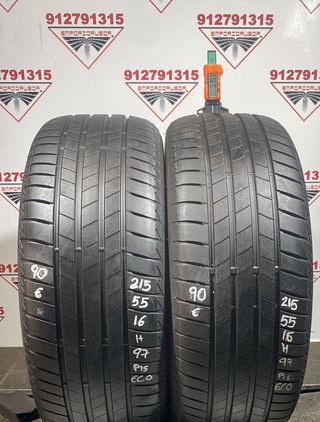 *215 55 16 H BRIDGESTONE RUEDA BARATA OPORTUNIDAD