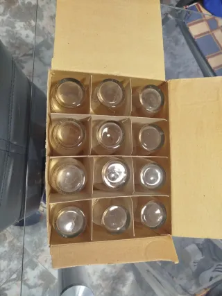 Lote 12 Vasos Cerveza Cruzcampo nuevos relieve