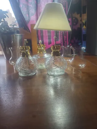 Lampade ad olio in vetro 3 pezzi