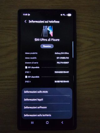 Samsung S22 Ultra 256GB Nero
