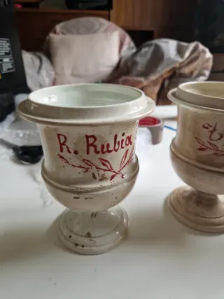 6 Antiche bottiglie da farmacia