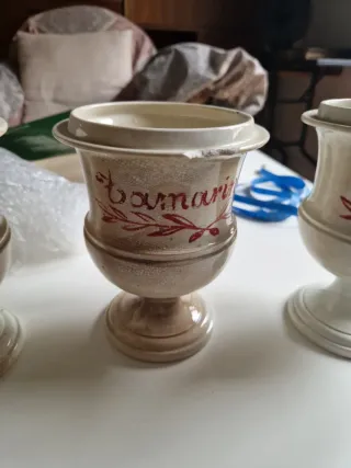 6 Antiche bottiglie da farmacia