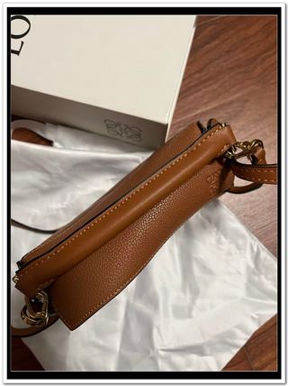 Bolso Loewe Marrón Piel