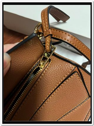 Bolso Loewe Marrón Piel