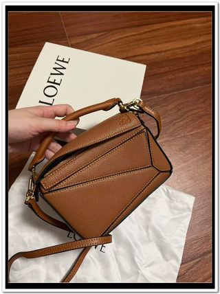 Bolso Loewe Marrón Piel