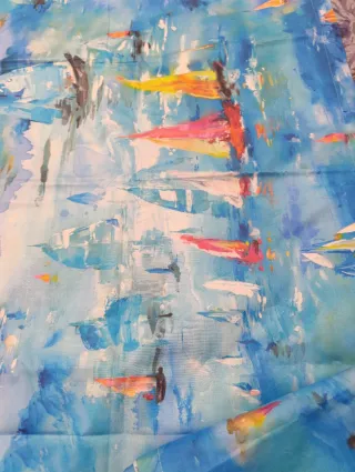 Coppia federe Mirabello fantasia barche