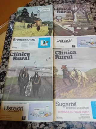 Revistas y libros antiguos de medicina