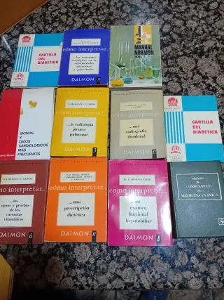 Revistas y libros antiguos de medicina
