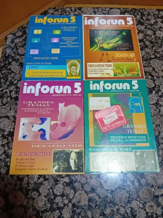 Revistas y libros antiguos de medicina