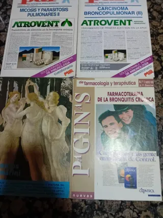 Revistas y libros antiguos de medicina
