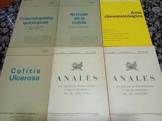 Revistas y libros antiguos de medicina