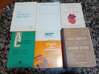 Revistas y libros antiguos de medicina