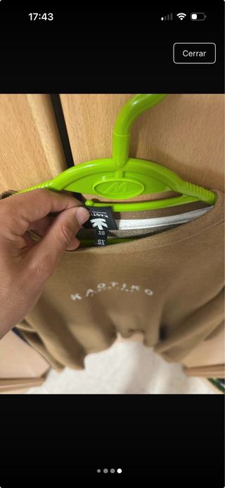 Sudadera Kaotiko marrón