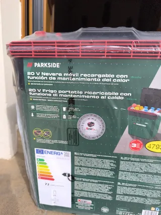 Nevera portátil recargable Parkside 20V