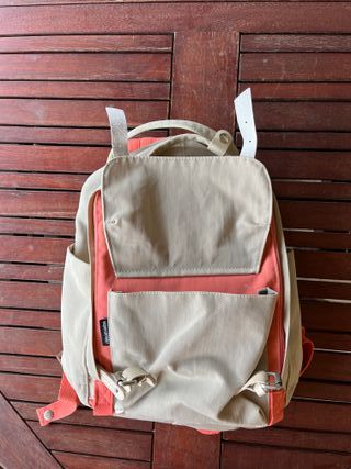Mochila SSK Girl Beige y Rosa Salmon